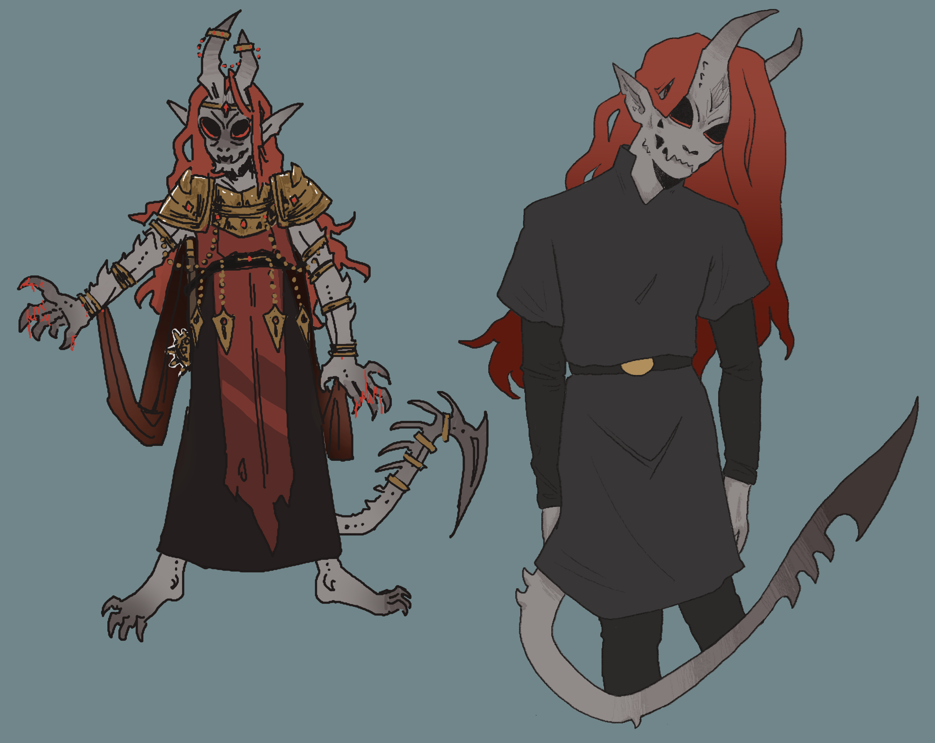 Ref Sheet of my durge Red