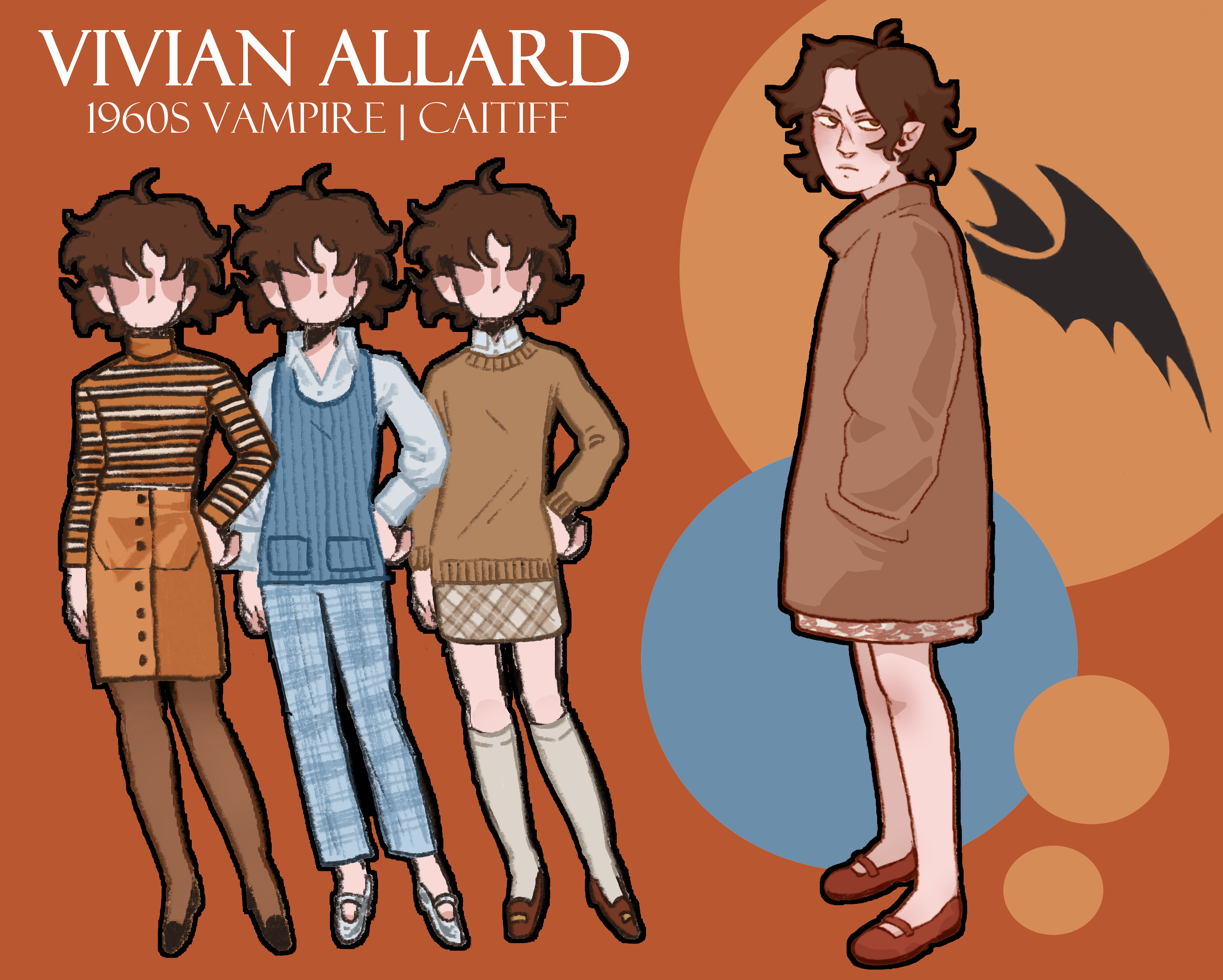 Ref Sheet of my vampire Vivian Allard